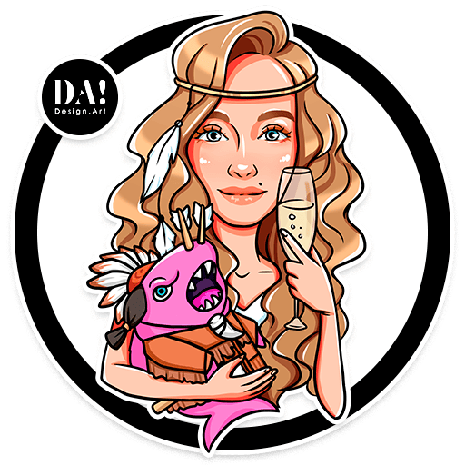 личные портретные стикеры по фото