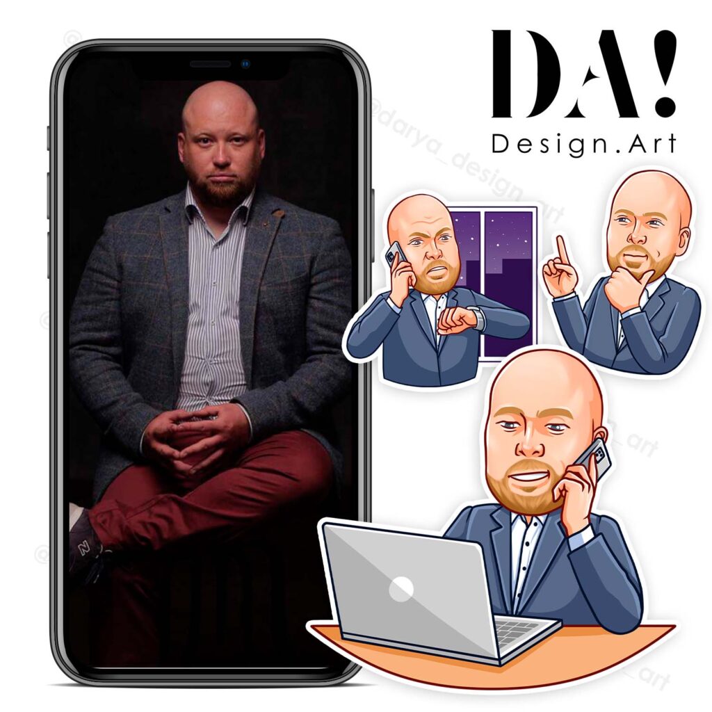 Персональные стикеры по фото для Телеграм